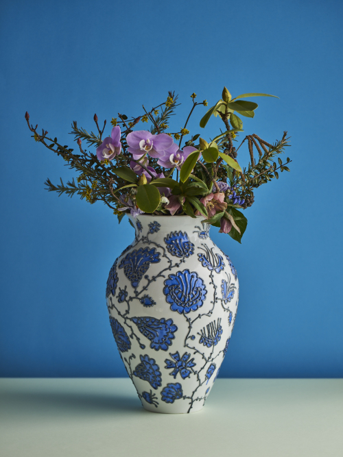 Váza velká - Louka modrá