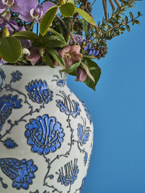 Váza velká - Louka modrá