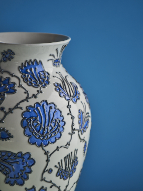 Váza velká - Louka modrá